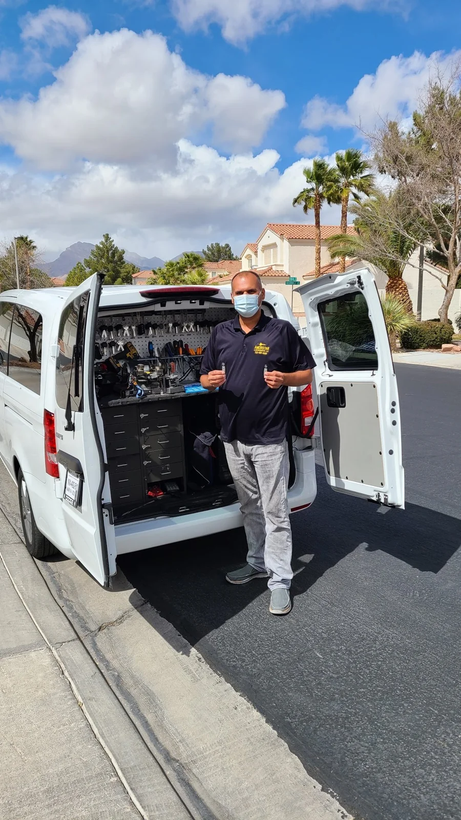 ameristar locksmith technician van las vegas