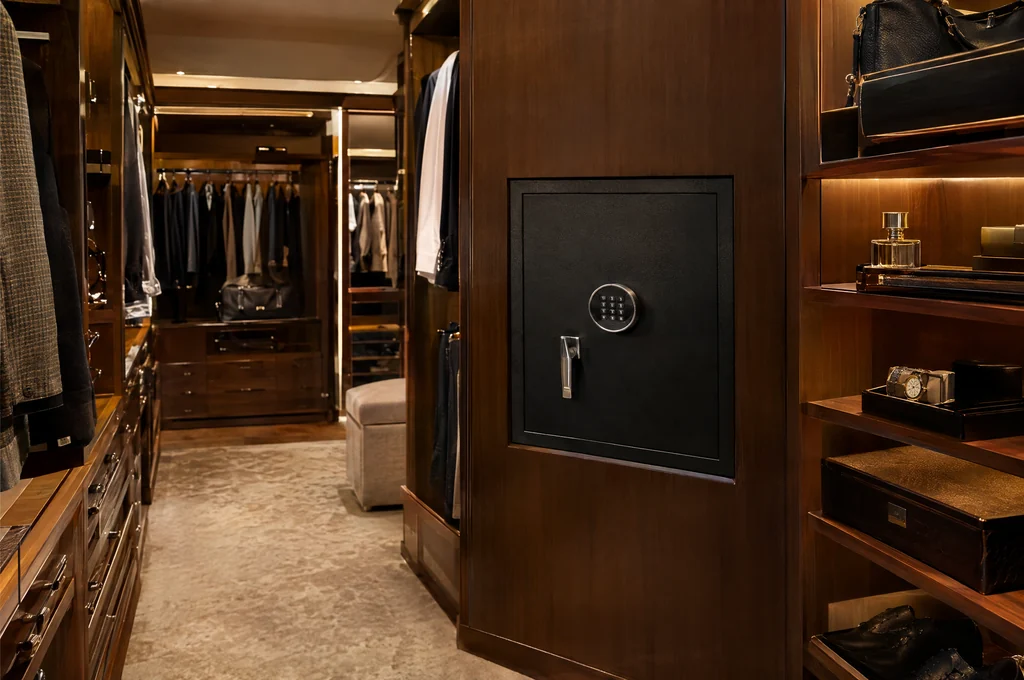 Home safe inside a luxury Las Vegas residence