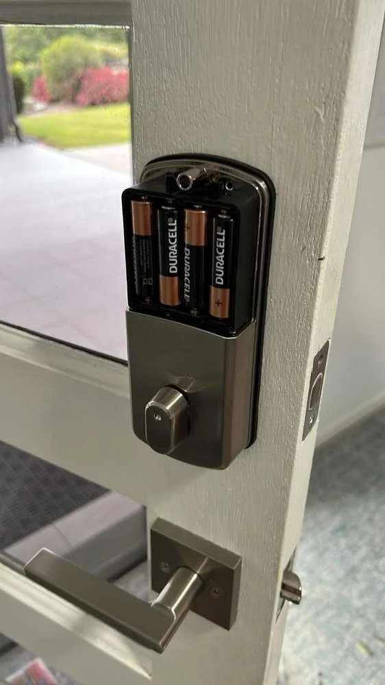 Ameristar smart lock installation photo